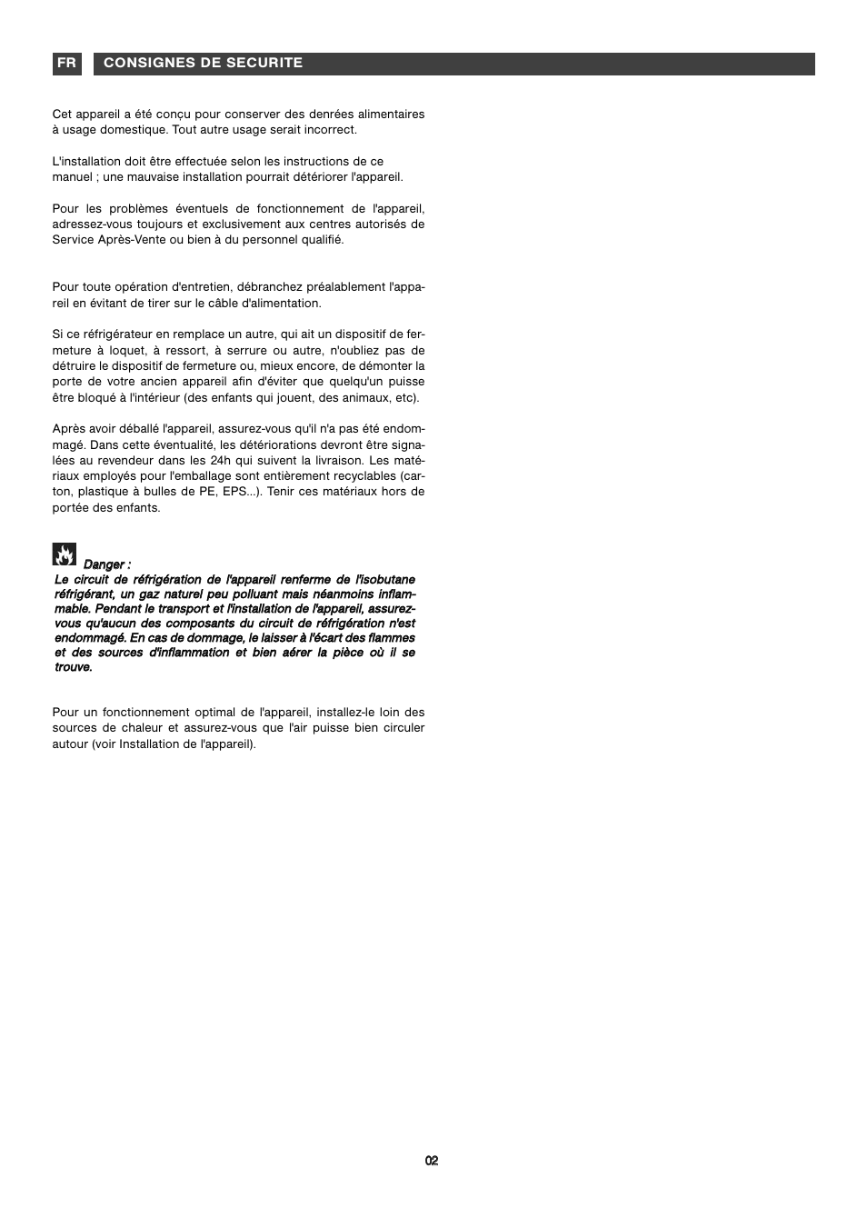 Fagor FFK1570 User Manual | Page 19 / 50