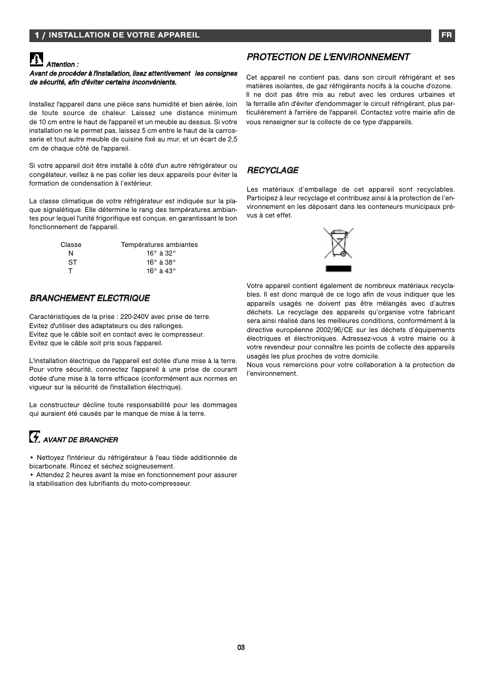 Inst | Fagor FFK1570 User Manual | Page 20 / 50
