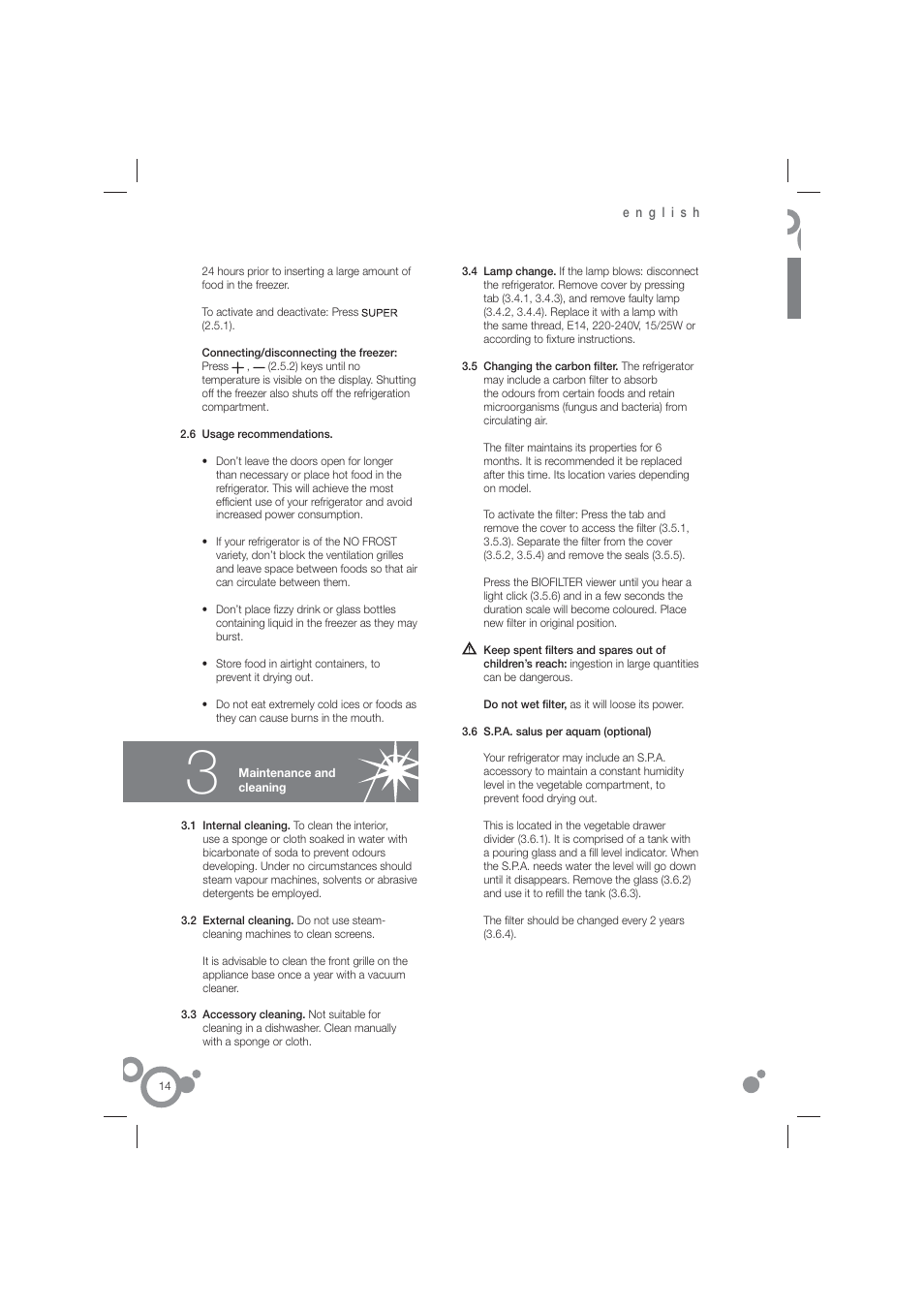 Fagor FIM-6725 User Manual | Page 16 / 74