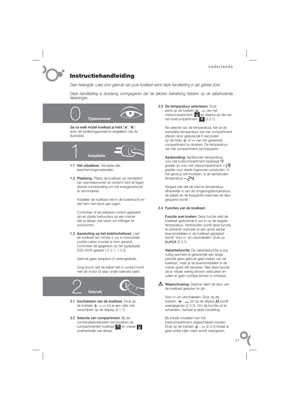 Instructiehandleiding | Fagor FIM-6725 User Manual | Page 23 / 74