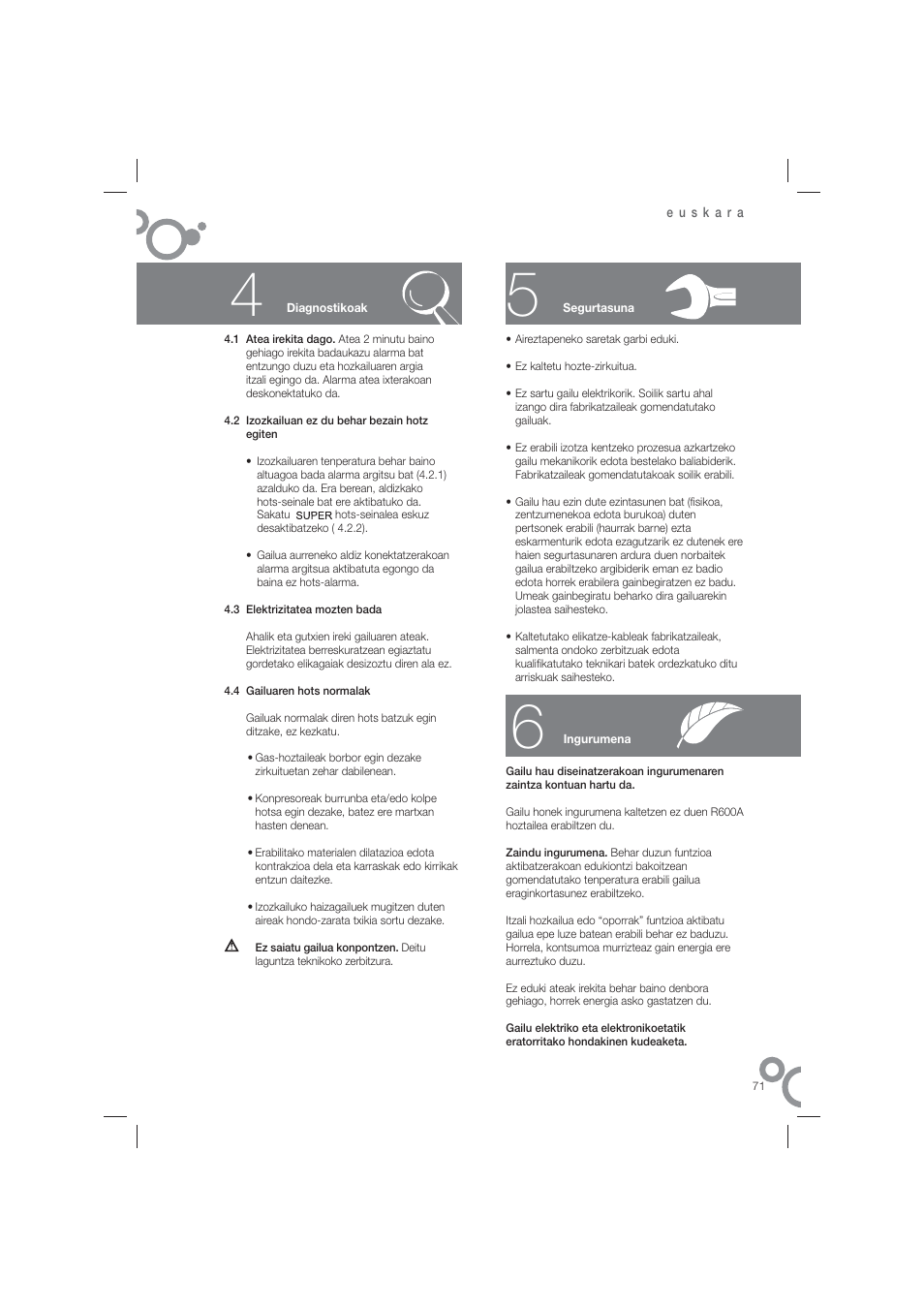 Fagor FIM-6725 User Manual | Page 73 / 74