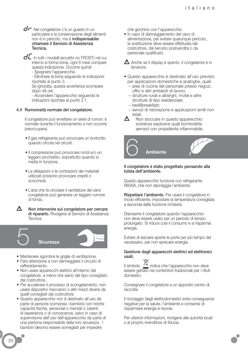 Fagor ZFK1745X User Manual | Page 22 / 62