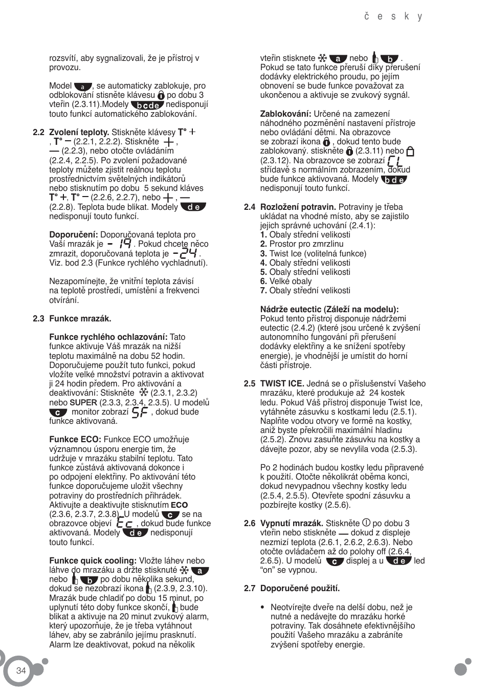 Fagor ZFK1745X User Manual | Page 36 / 62