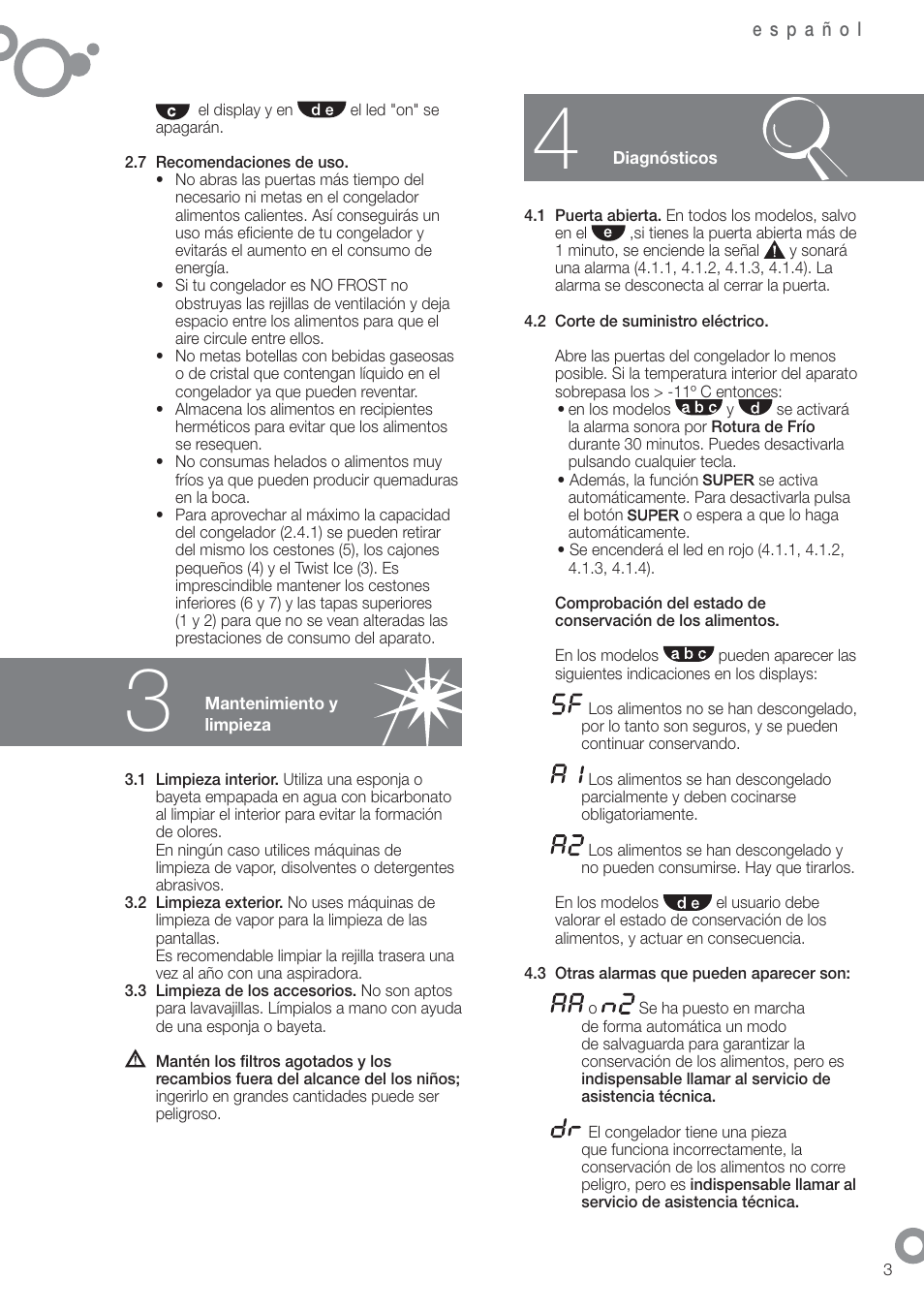Fagor ZFK1745X User Manual | Page 5 / 62