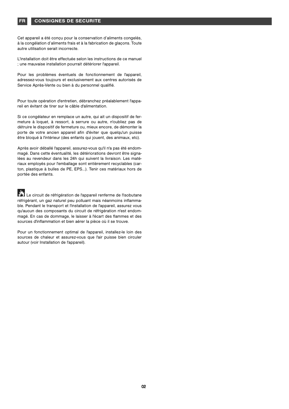 Fagor ZFA101 User Manual | Page 19 / 42