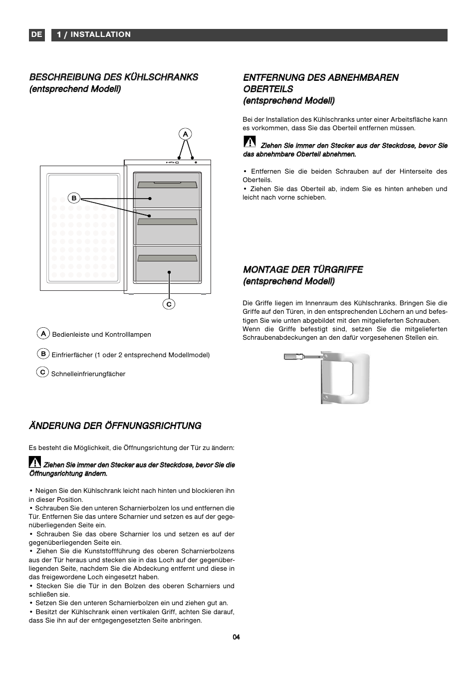 Fagor ZFA101 User Manual | Page 37 / 42