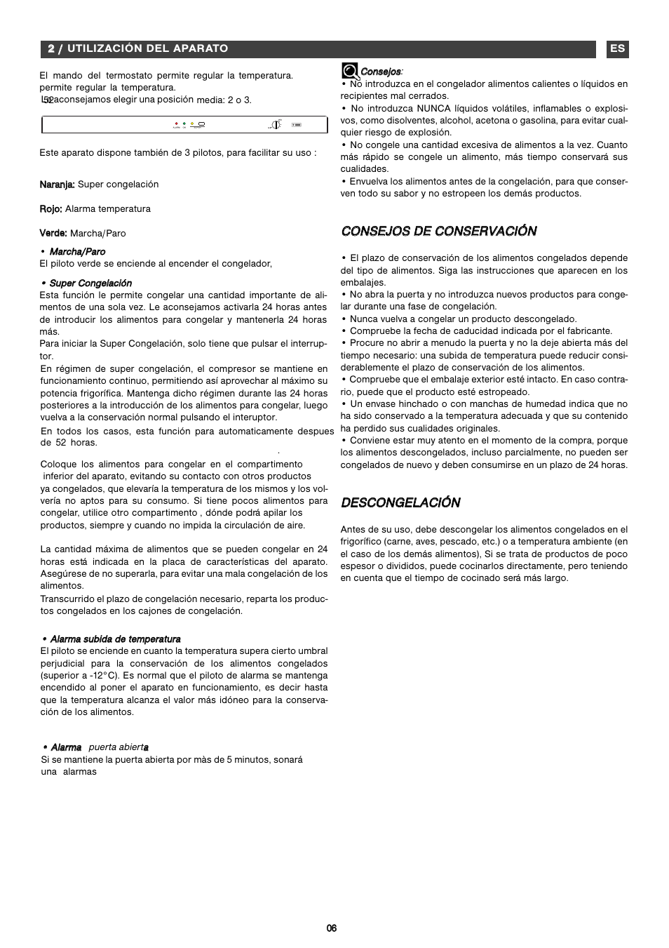 Installation, Dde es sc co on ng ge el la ac ciió ón n | Fagor ZFA101 User Manual | Page 6 / 42