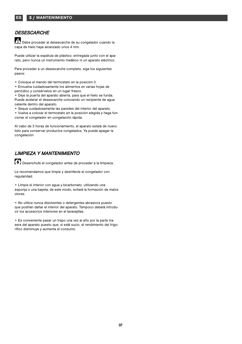 Fagor ZFA101 User Manual | Page 7 / 42