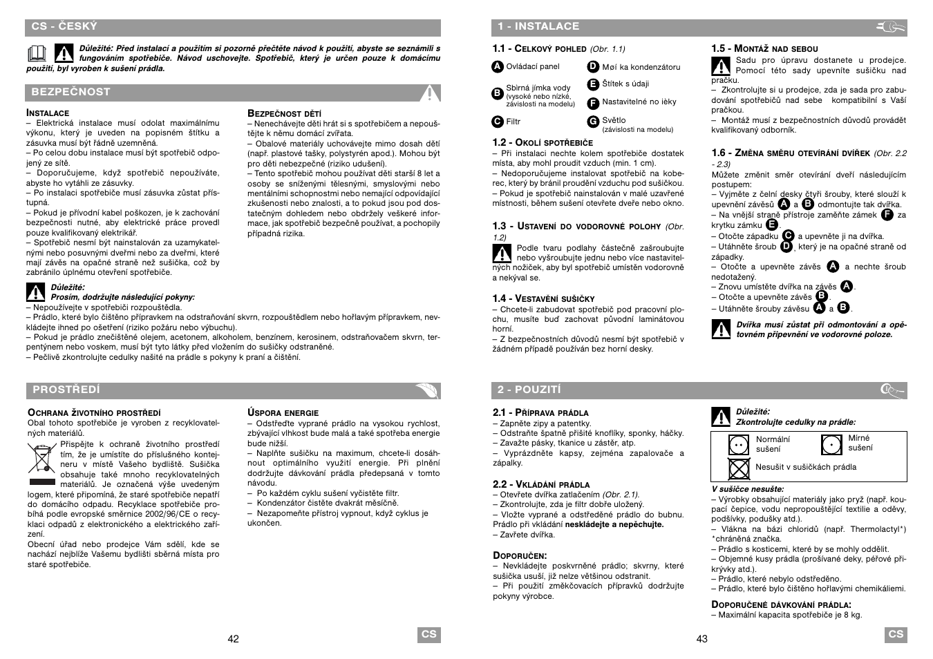 Fagor SFE-820CELX User Manual | Page 22 / 39