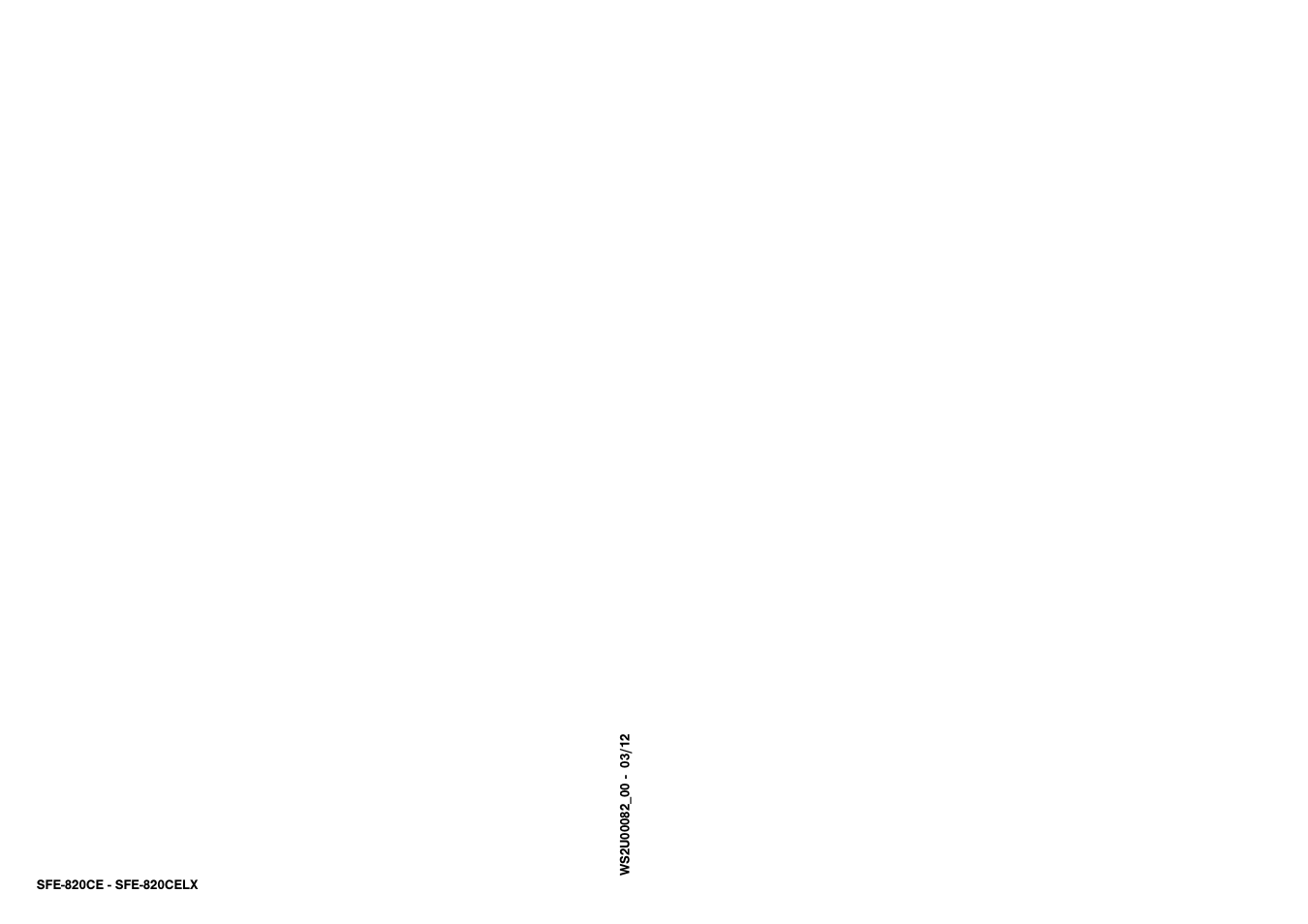 Fagor SFE-820CELX User Manual | Page 39 / 39