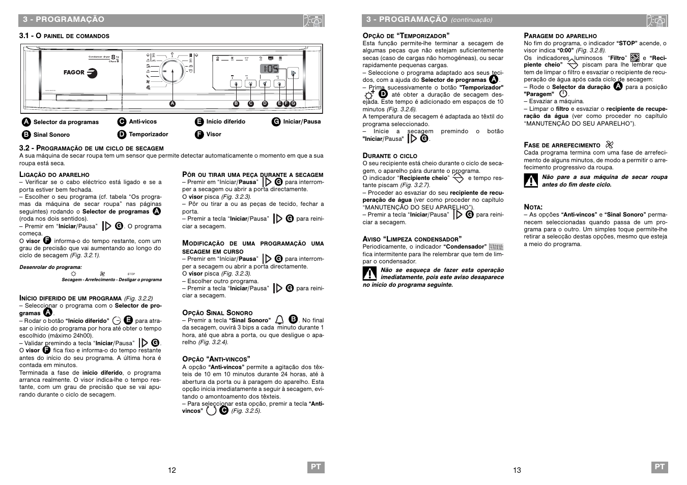 Sfe-820ce | Fagor SFE-820CELX User Manual | Page 7 / 39