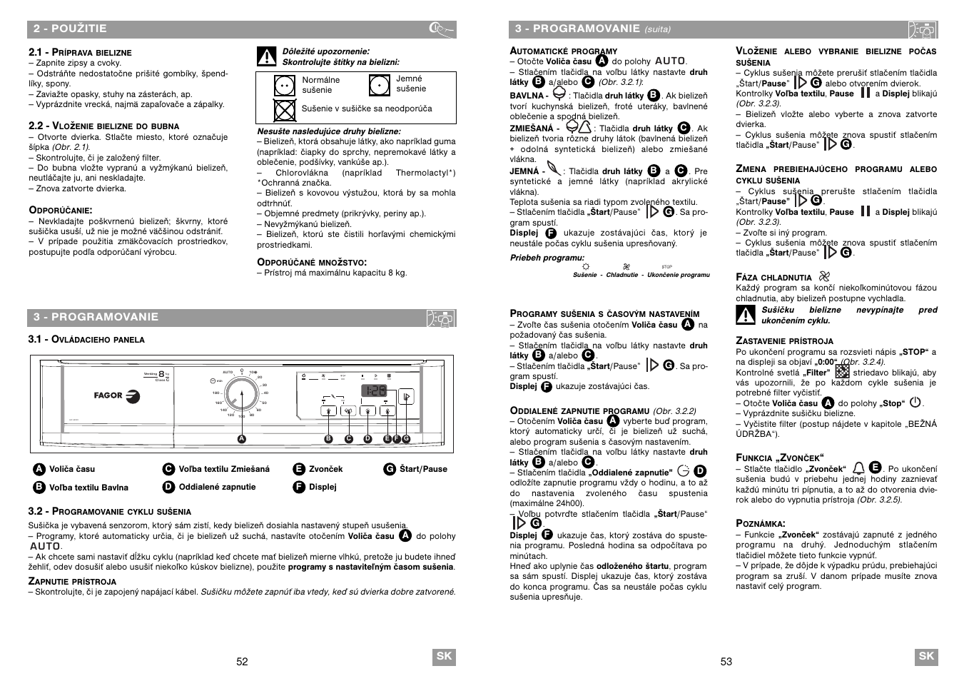 Sf-800 | Fagor SF-800 User Manual | Page 27 / 31