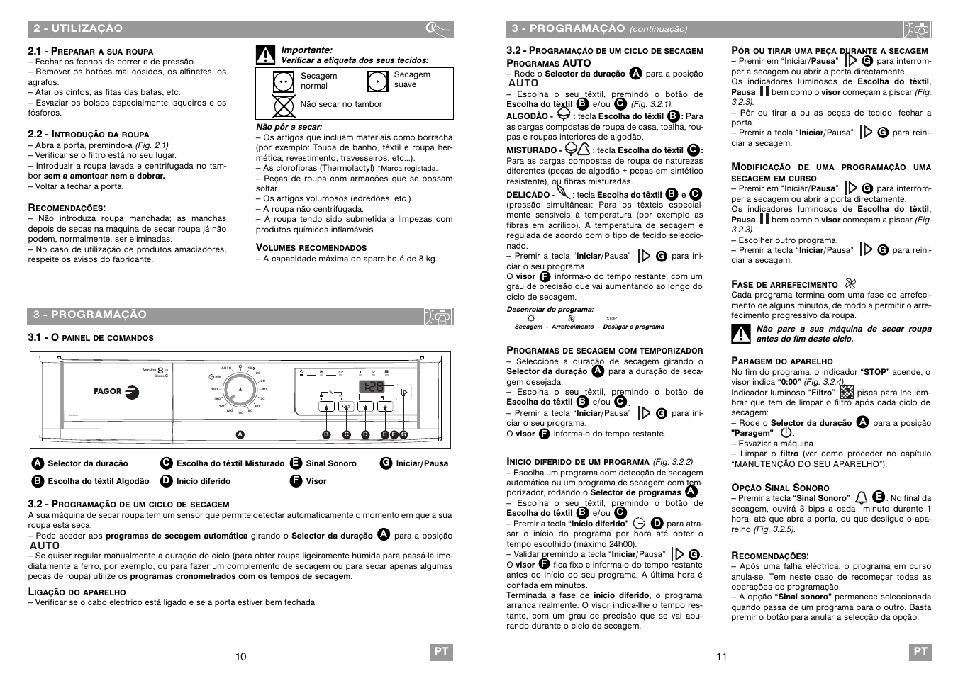 Sf-800 | Fagor SF-800 User Manual | Page 6 / 31