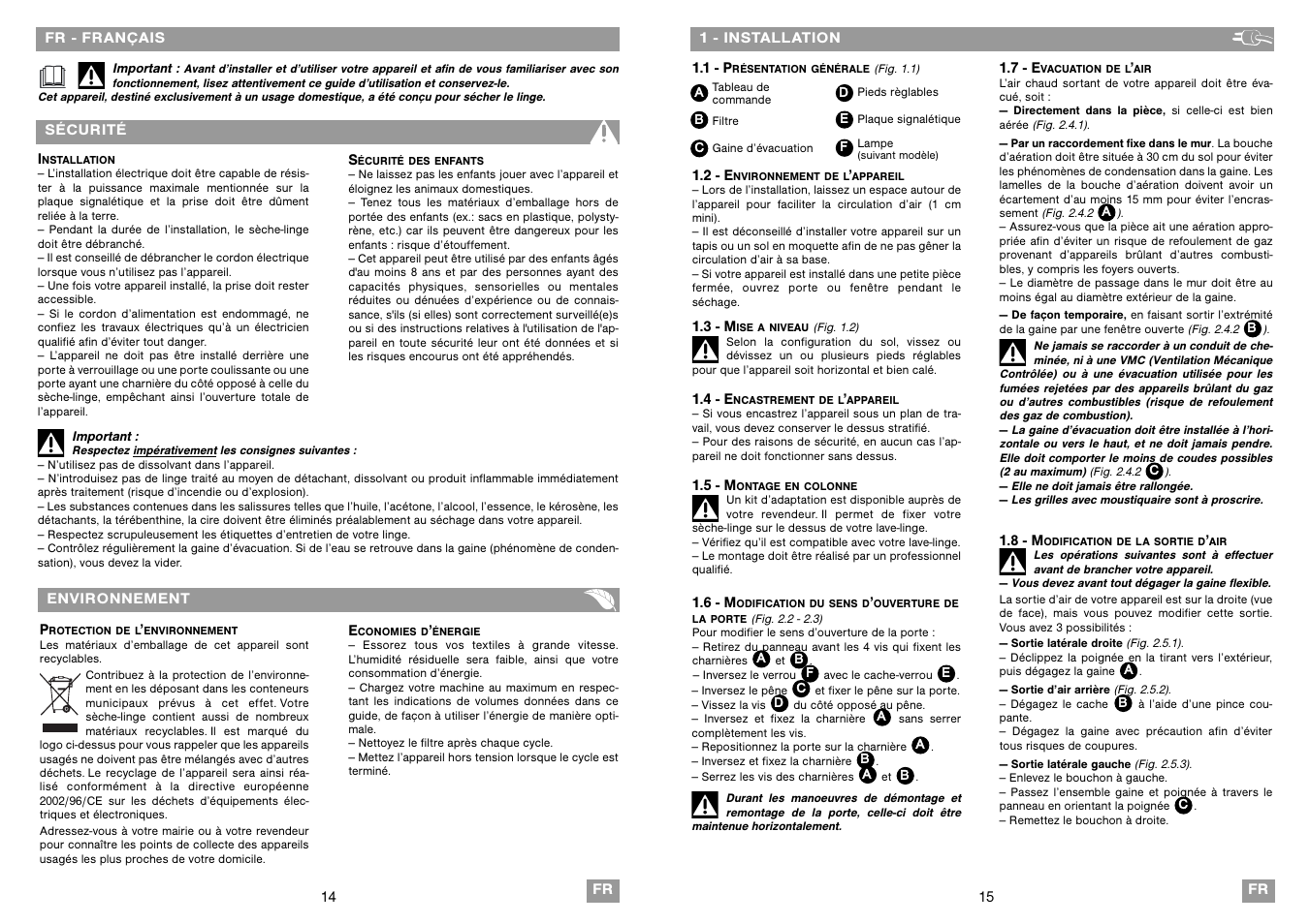 Fagor SF-800 User Manual | Page 8 / 31