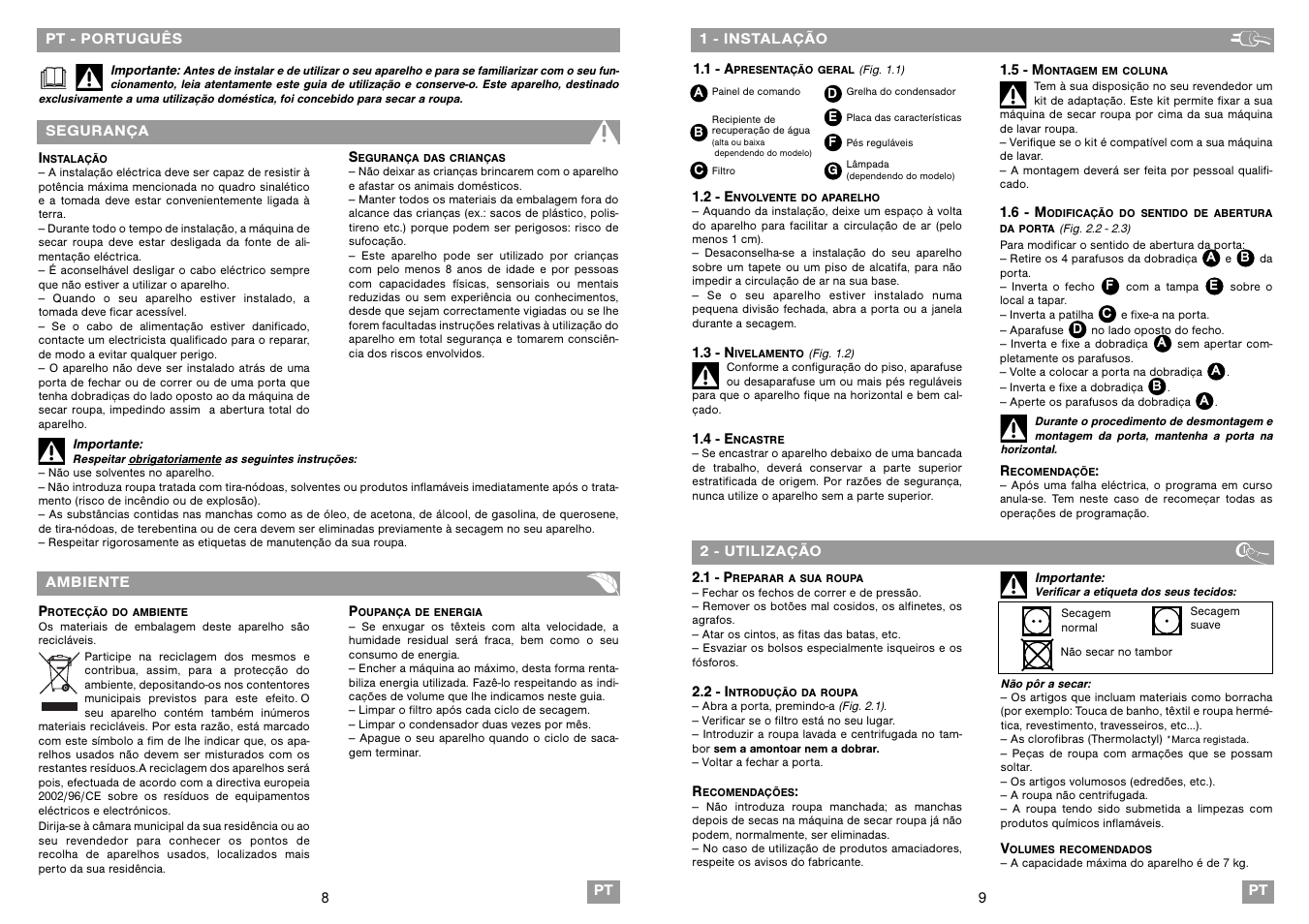 Fagor SF-700CB User Manual | Page 5 / 33