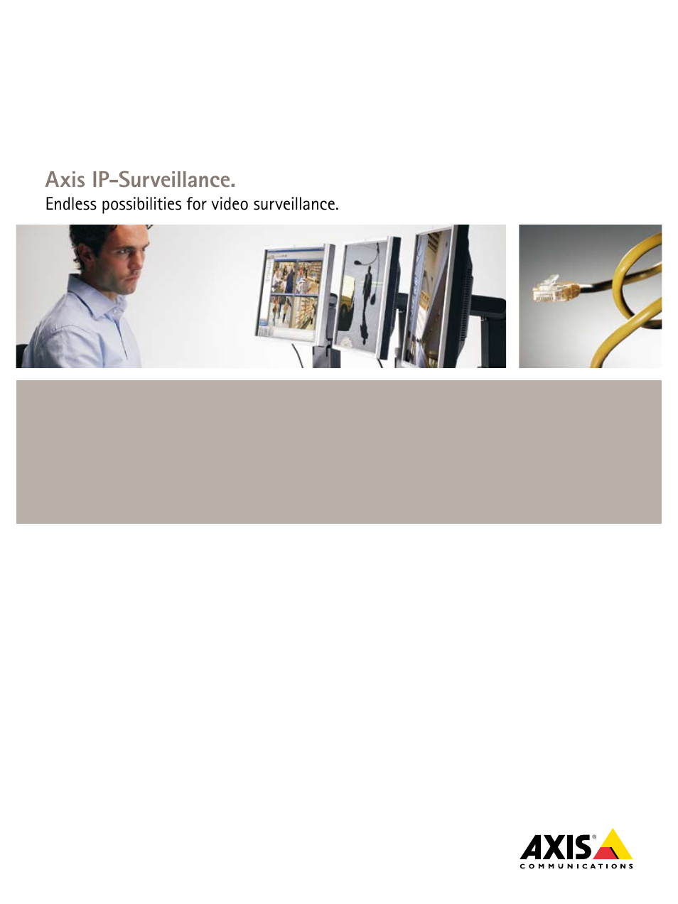 Axis Communications IP-Surveillance User Manual | 8 pages