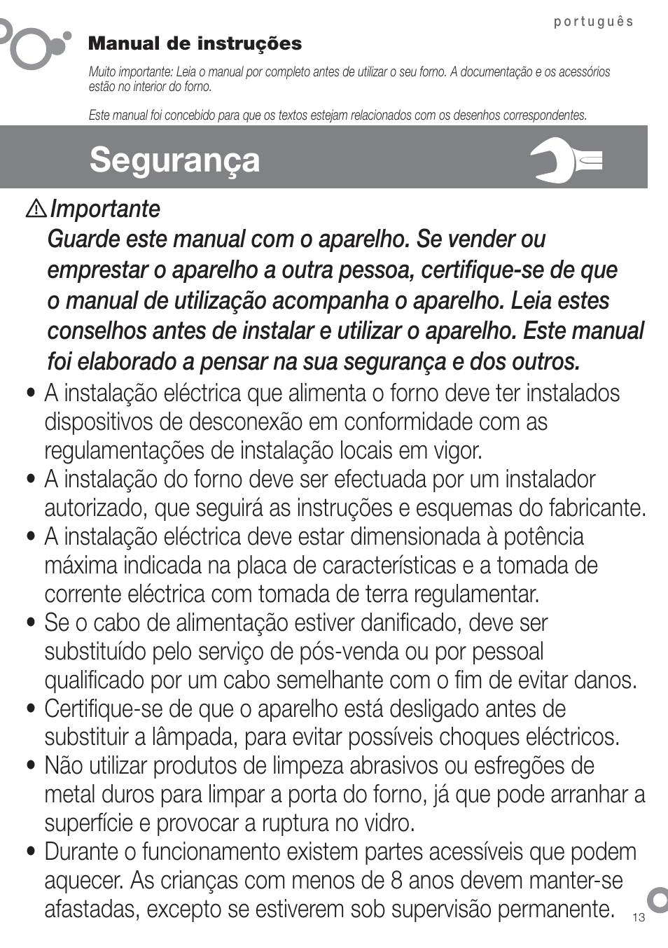 Segurança | Fagor 6H-185AN User Manual | Page 15 / 86