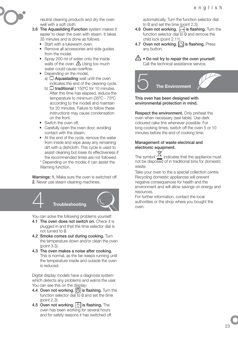 Fagor 6H-185AN User Manual | Page 25 / 86