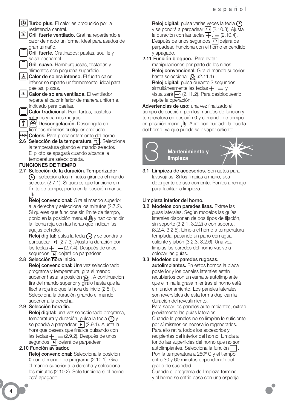 Fagor 6H-185AN User Manual | Page 6 / 86