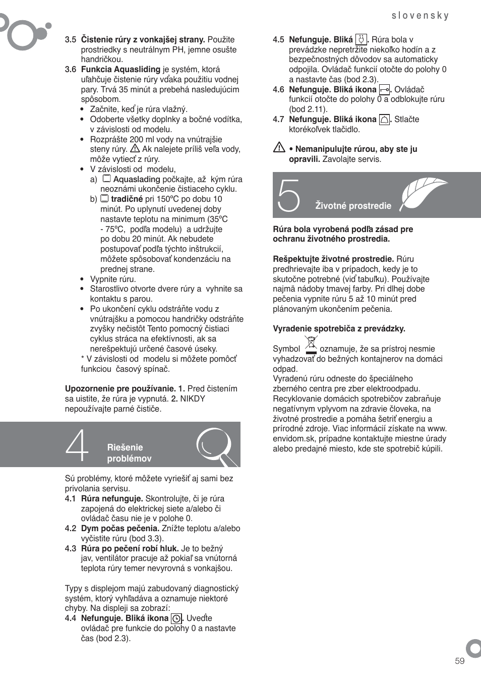 Fagor 6H-185AN User Manual | Page 61 / 86