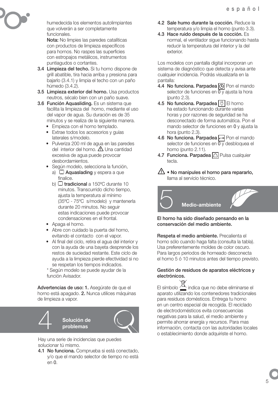 Fagor 6H-185AN User Manual | Page 7 / 86