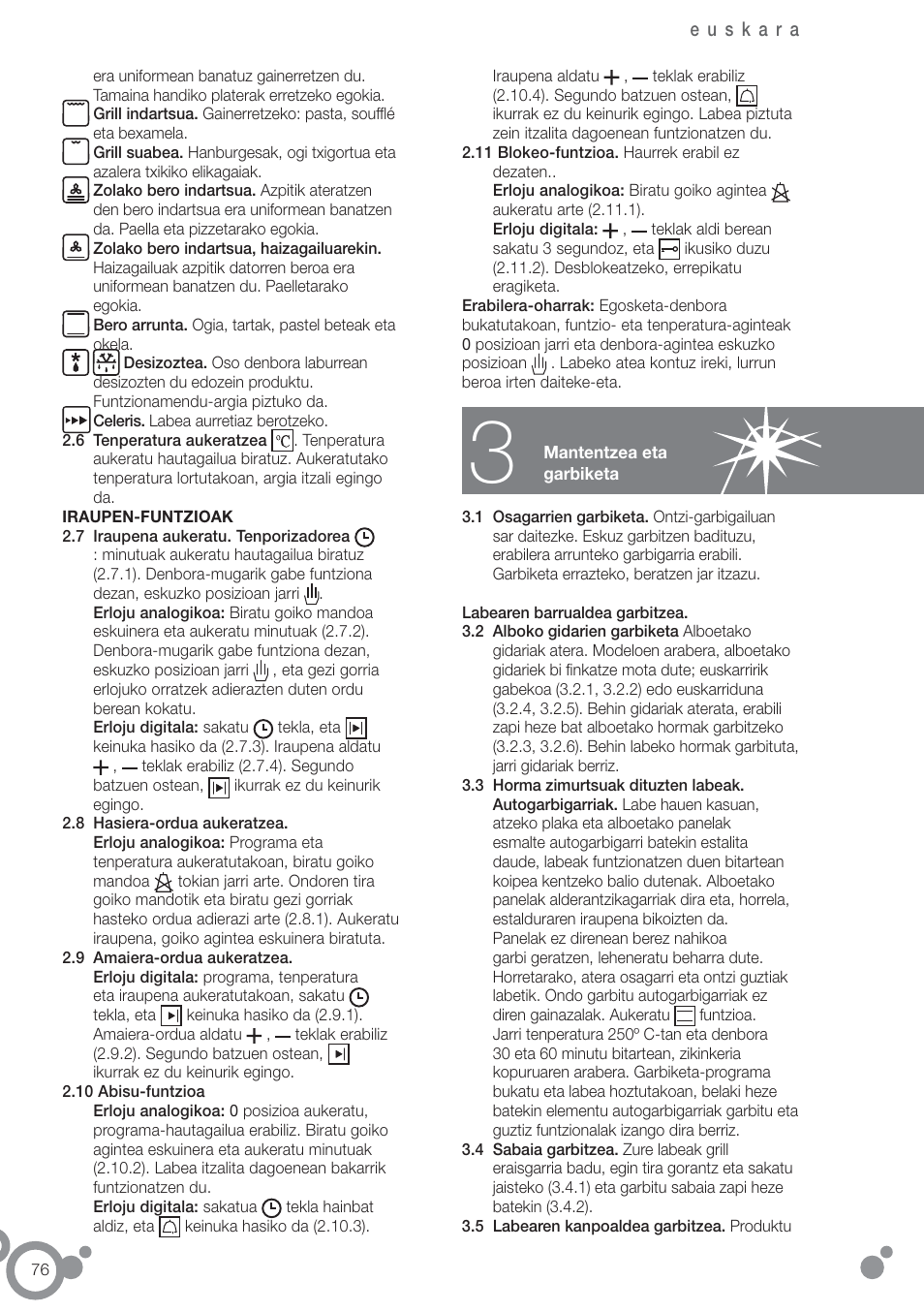 Fagor 6H-185AN User Manual | Page 78 / 86