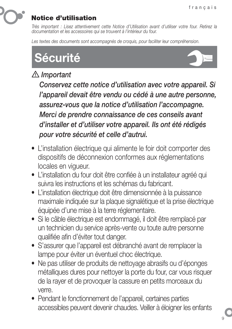 Sécurité | Fagor 6H-880ATCX User Manual | Page 11 / 74