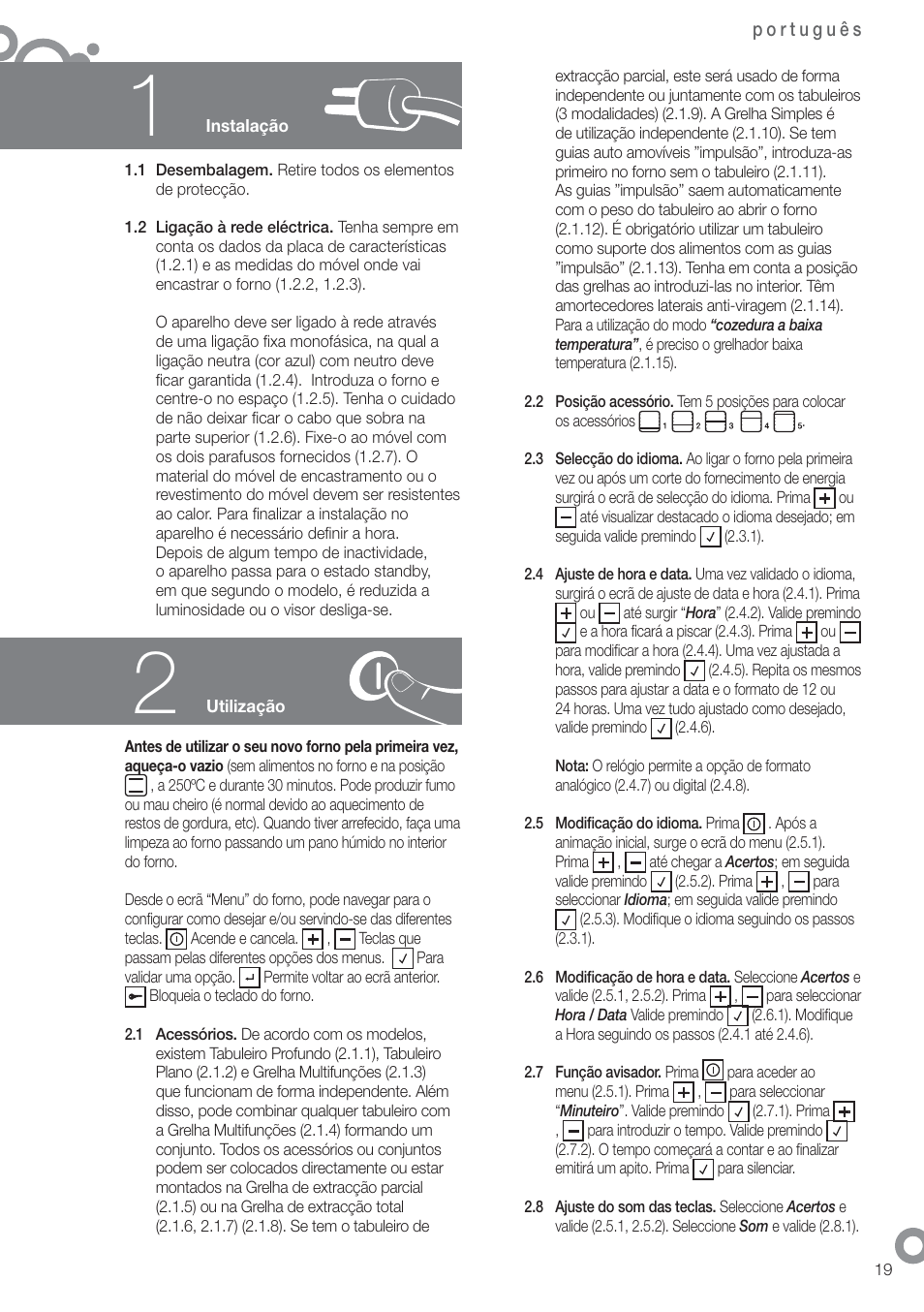 Fagor 6H-880ATCX User Manual | Page 21 / 74