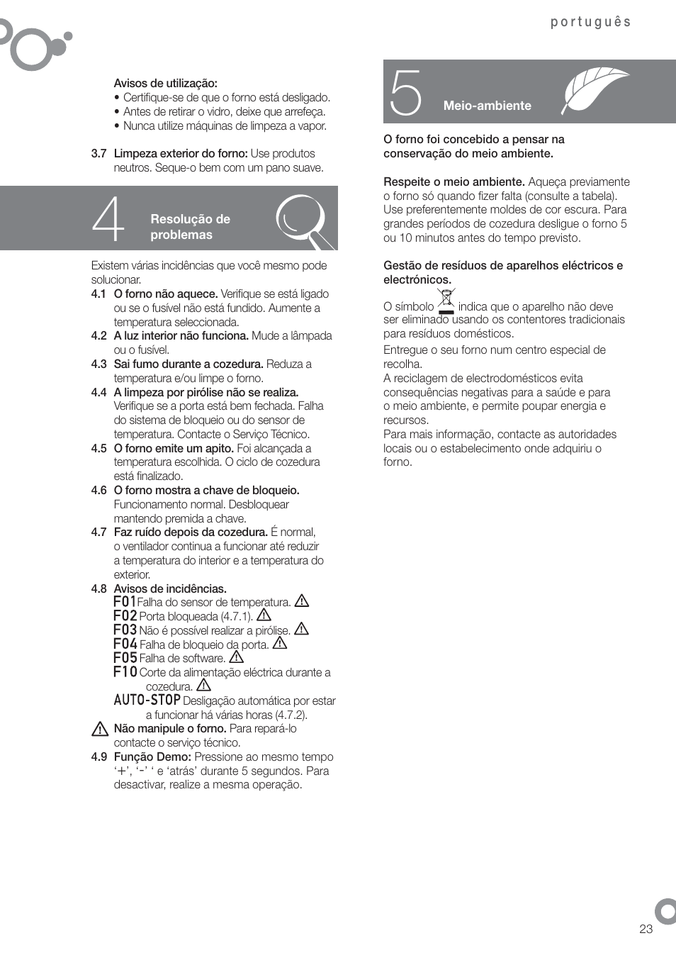 Fagor 6H-880ATCX User Manual | Page 25 / 74