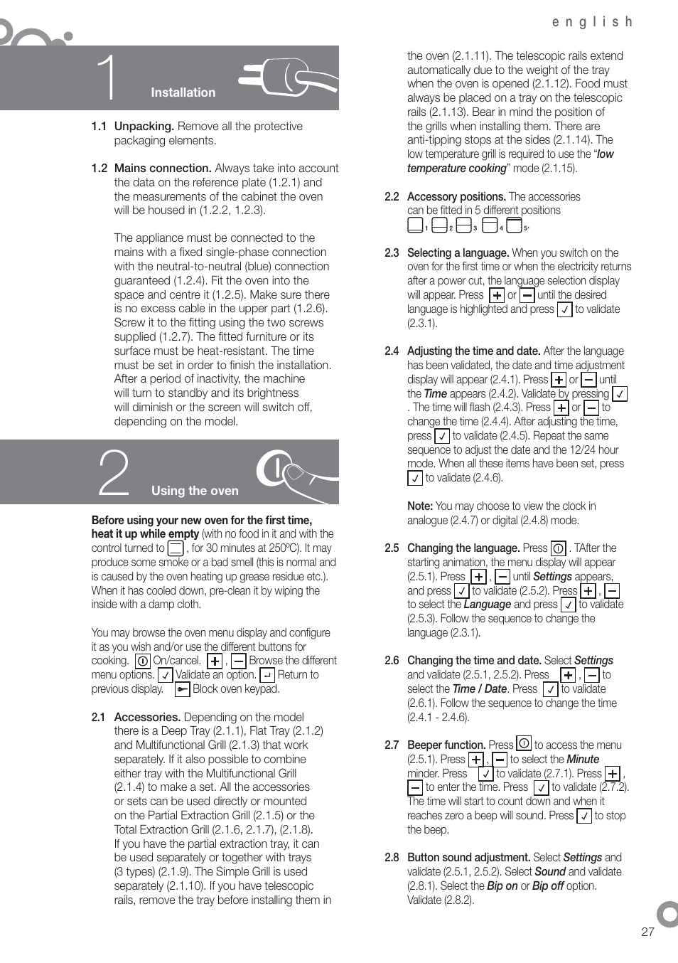 Fagor 6H-880ATCX User Manual | Page 29 / 74