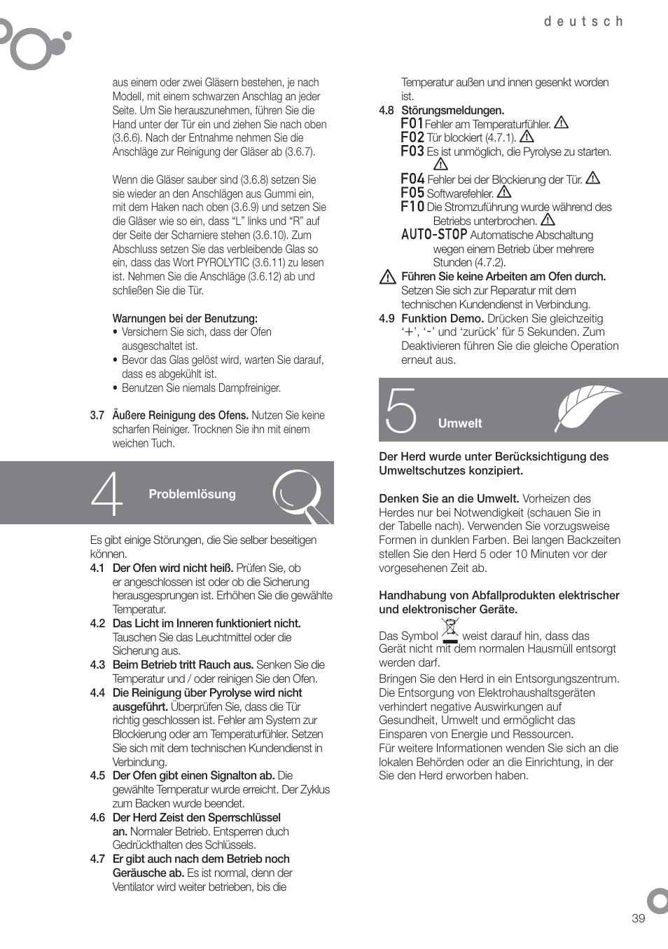 Fagor 6H-880ATCX User Manual | Page 41 / 74