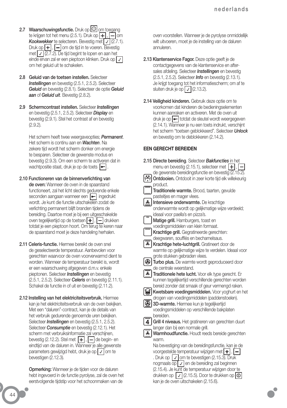 Fagor 6H-880ATCX User Manual | Page 46 / 74