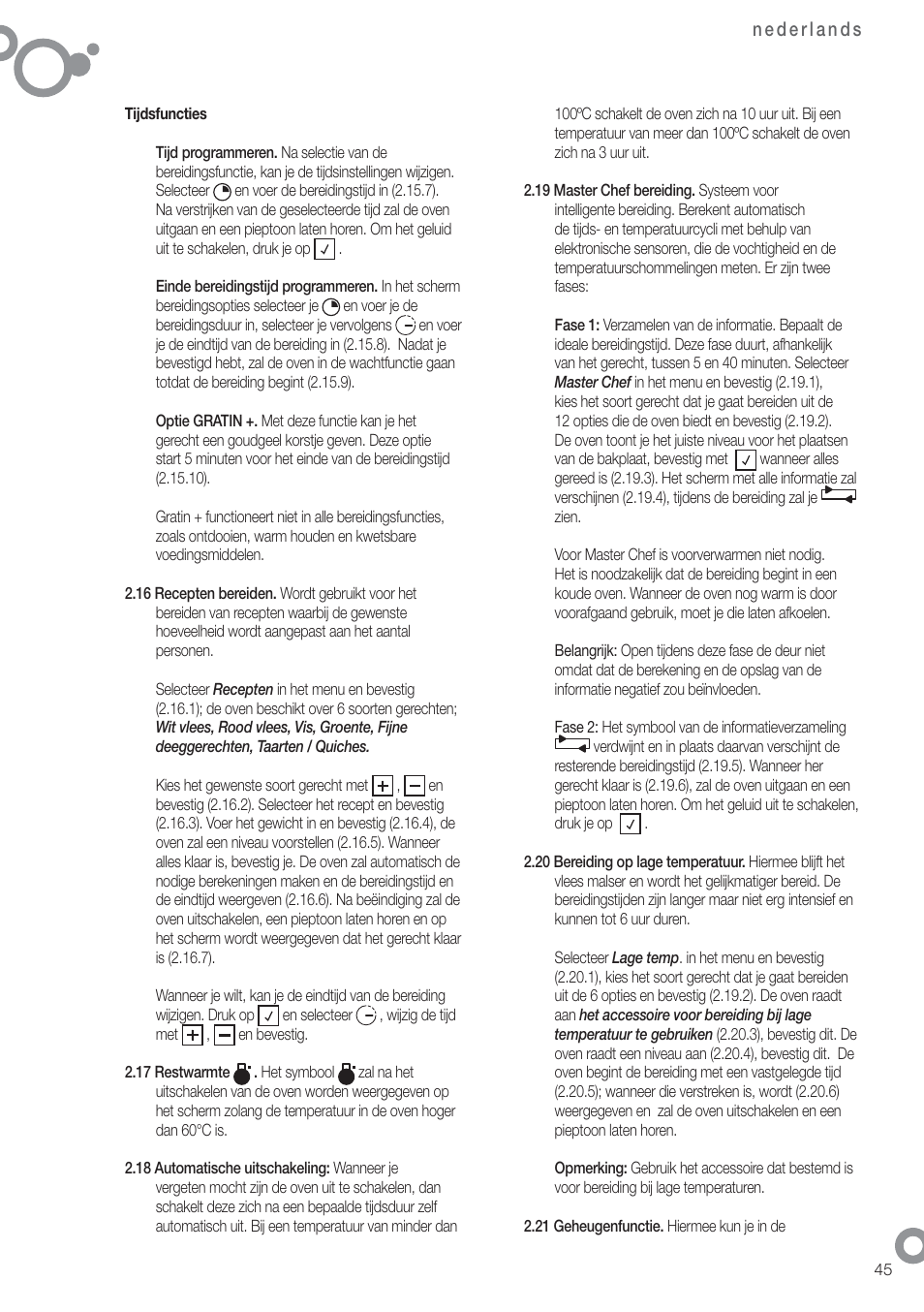 Fagor 6H-880ATCX User Manual | Page 47 / 74