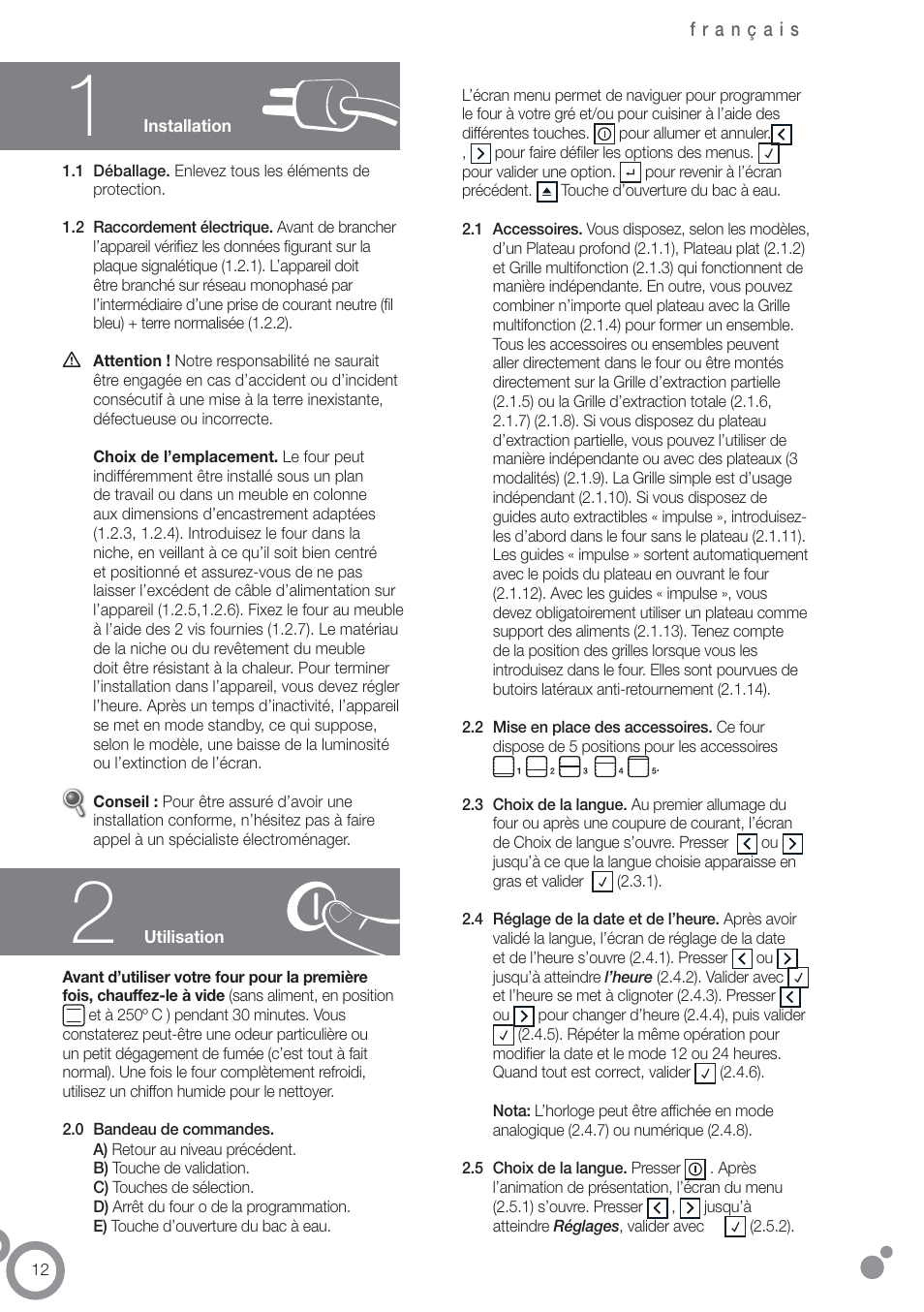 Fagor 6H-876ATCX User Manual | Page 14 / 86