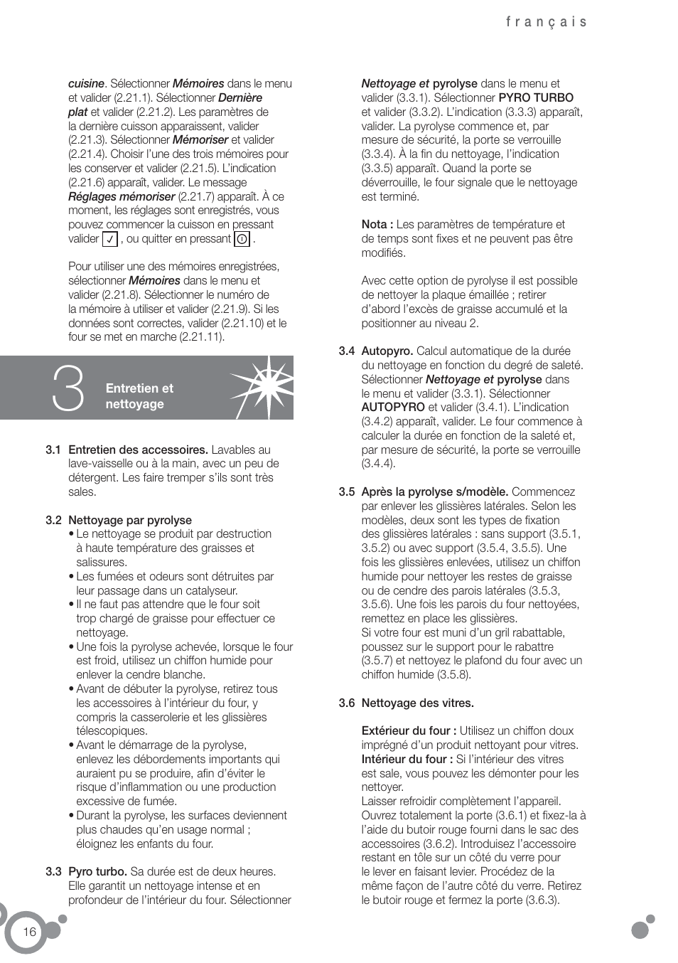 Fagor 6H-876ATCX User Manual | Page 18 / 86