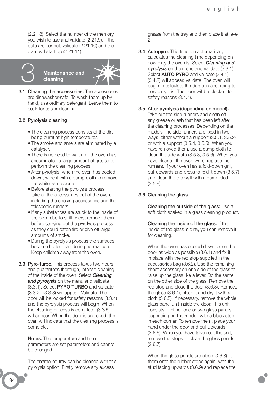 Fagor 6H-876ATCX User Manual | Page 36 / 86