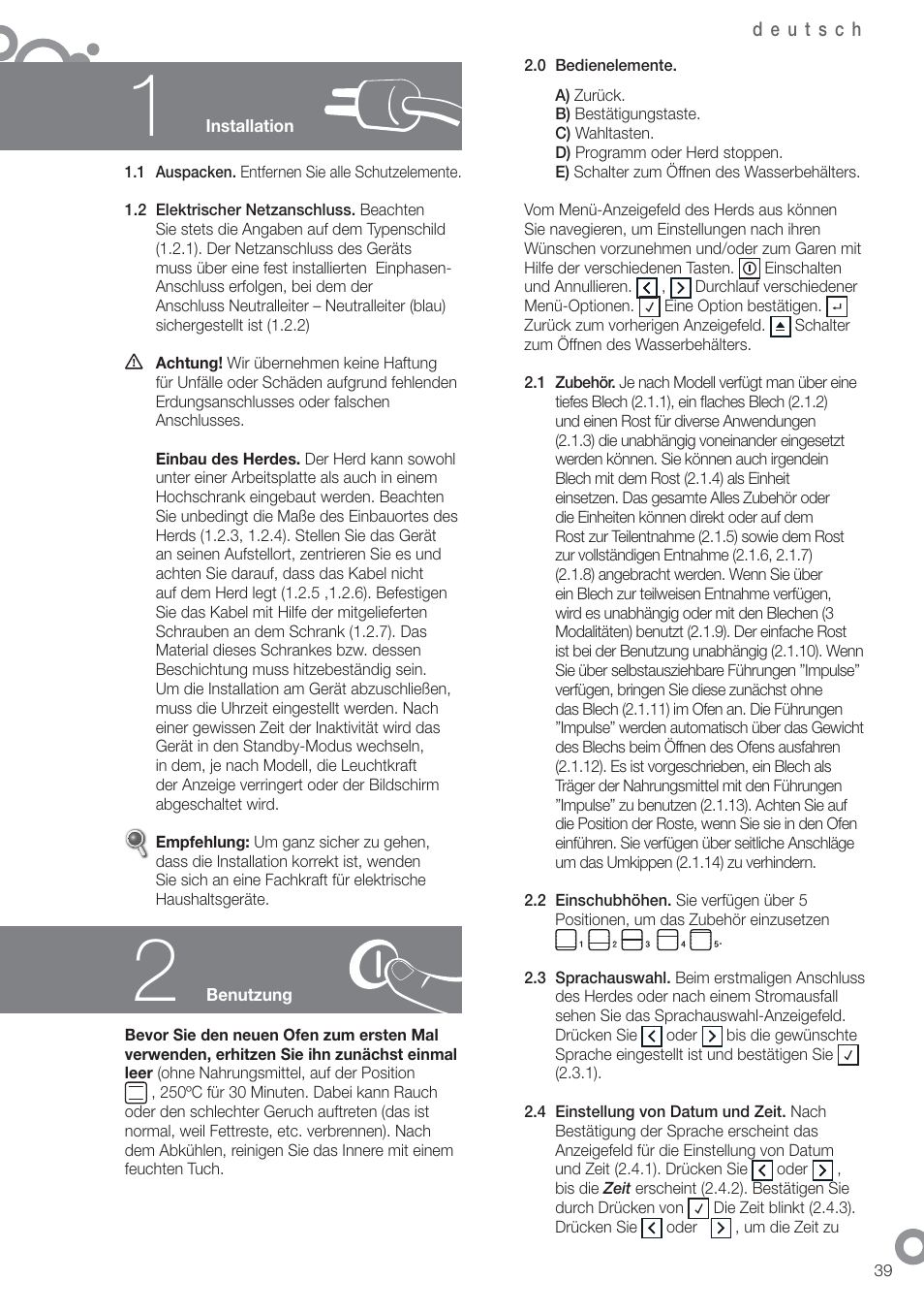 Fagor 6H-876ATCX User Manual | Page 41 / 86