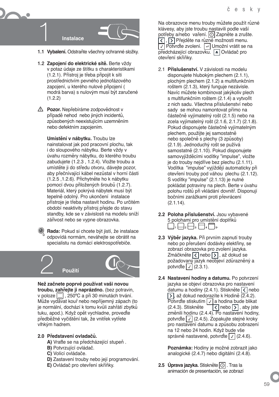 Fagor 6H-876ATCX User Manual | Page 61 / 86