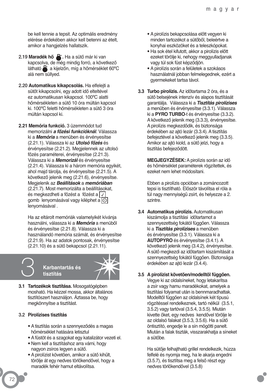 Fagor 6H-876ATCX User Manual | Page 74 / 86