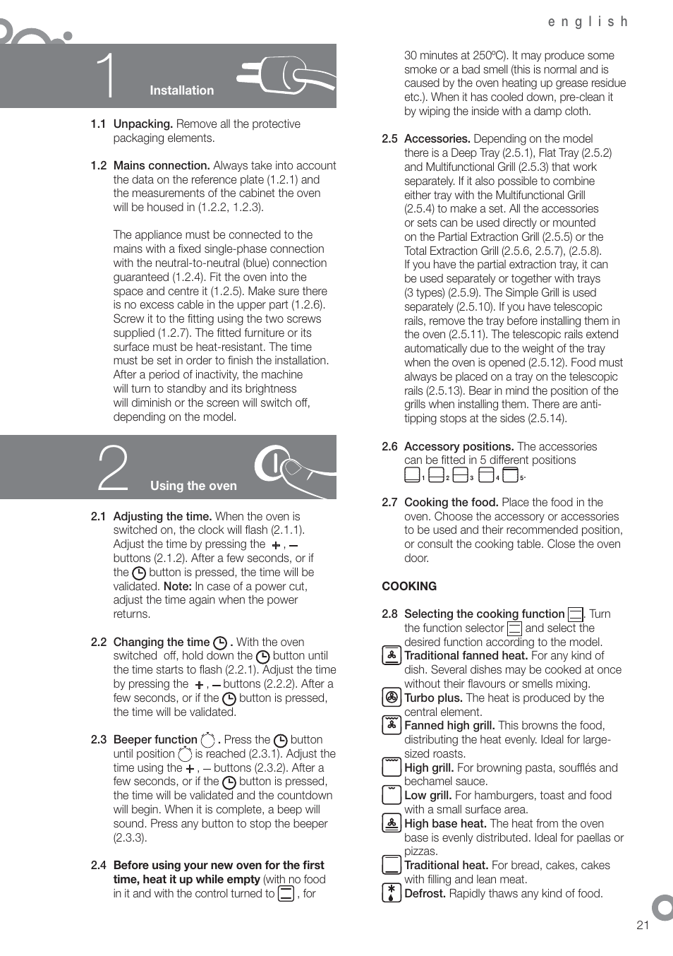 Fagor 6H-750BE User Manual | Page 23 / 86