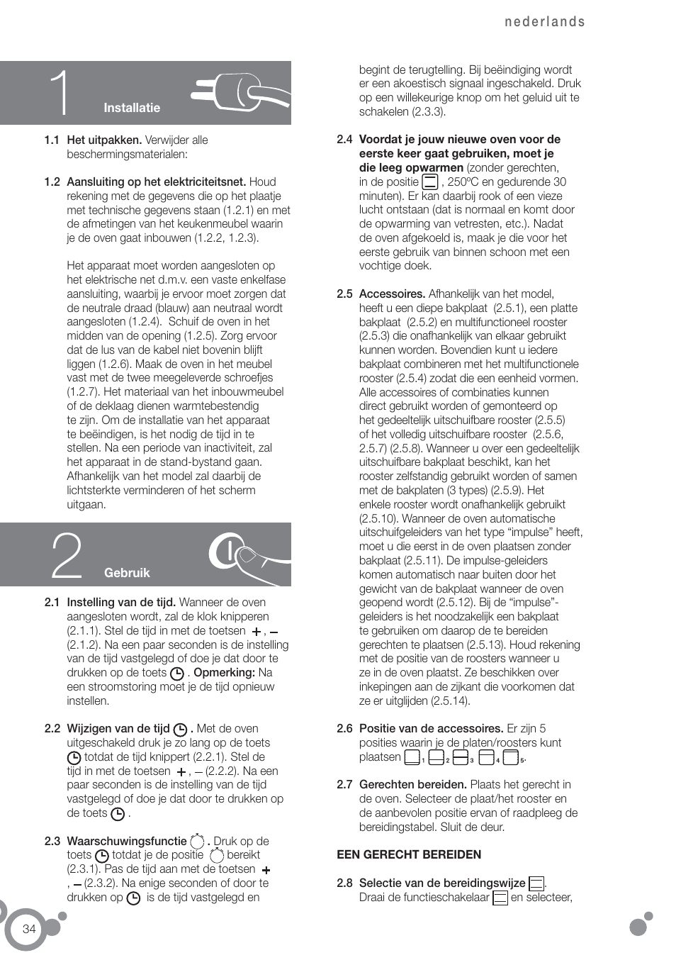 Fagor 6H-750BE User Manual | Page 36 / 86