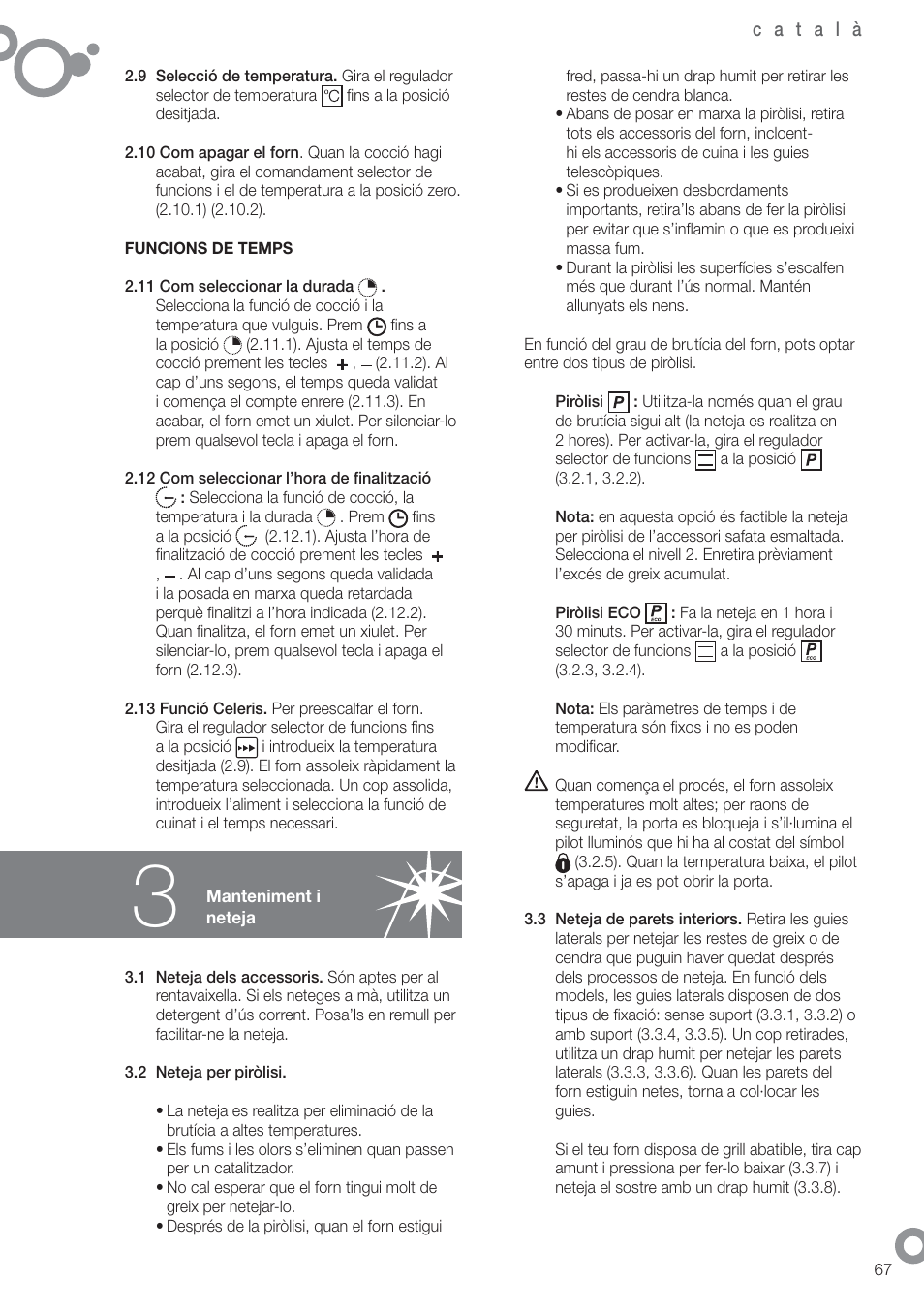 Fagor 6H-750BE User Manual | Page 69 / 86