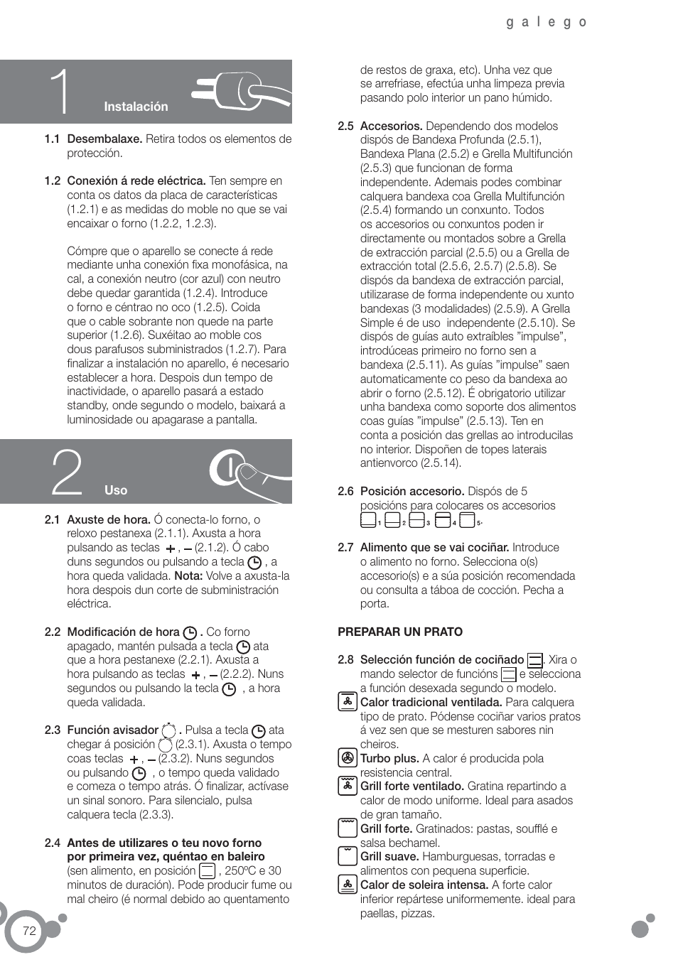 Fagor 6H-750BE User Manual | Page 74 / 86