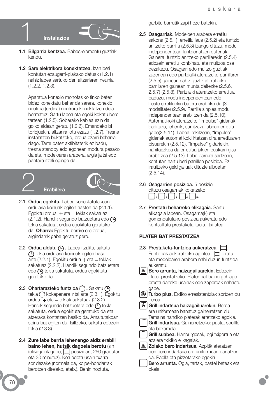 Fagor 6H-750BE User Manual | Page 80 / 86