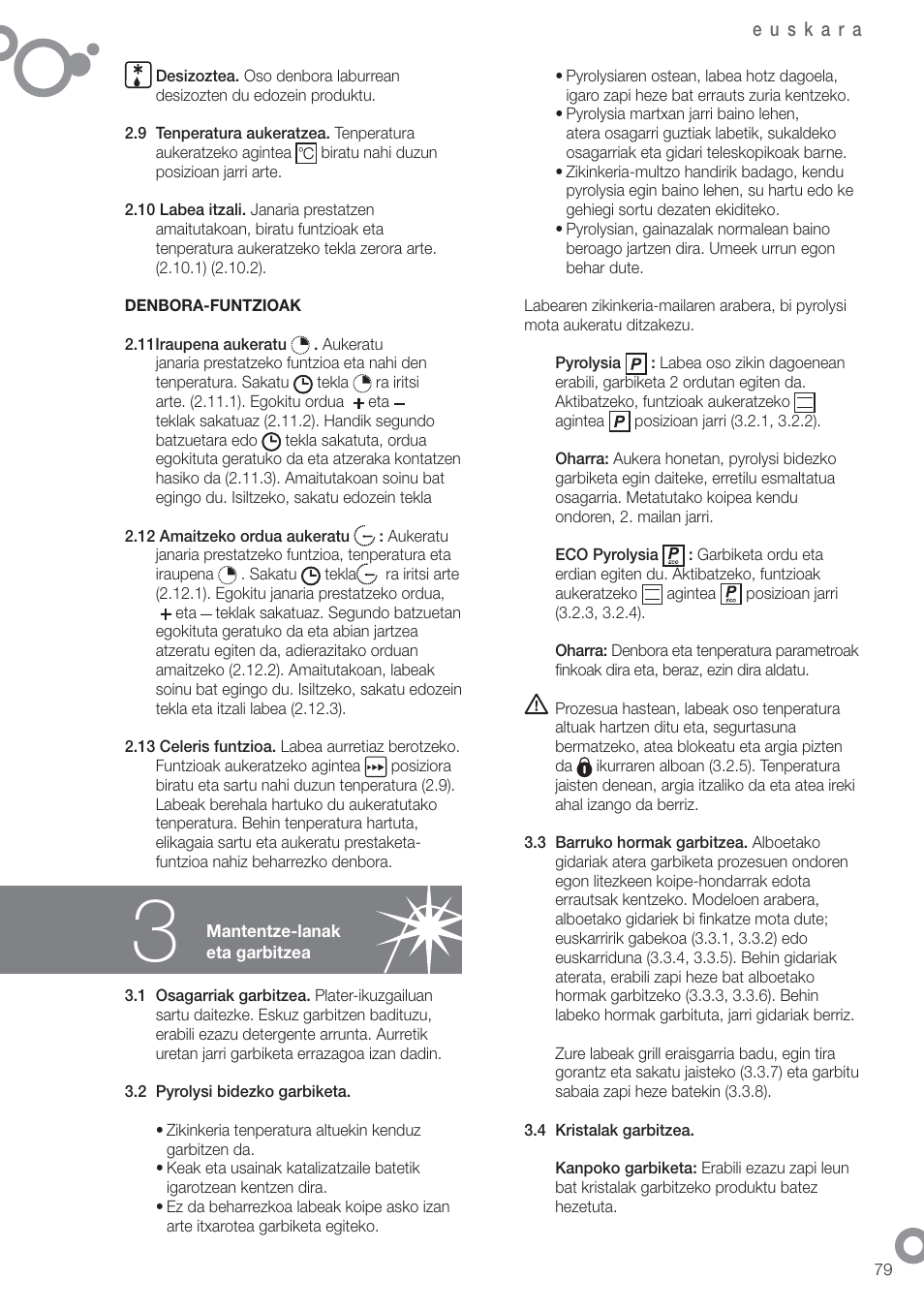 Fagor 6H-750BE User Manual | Page 81 / 86