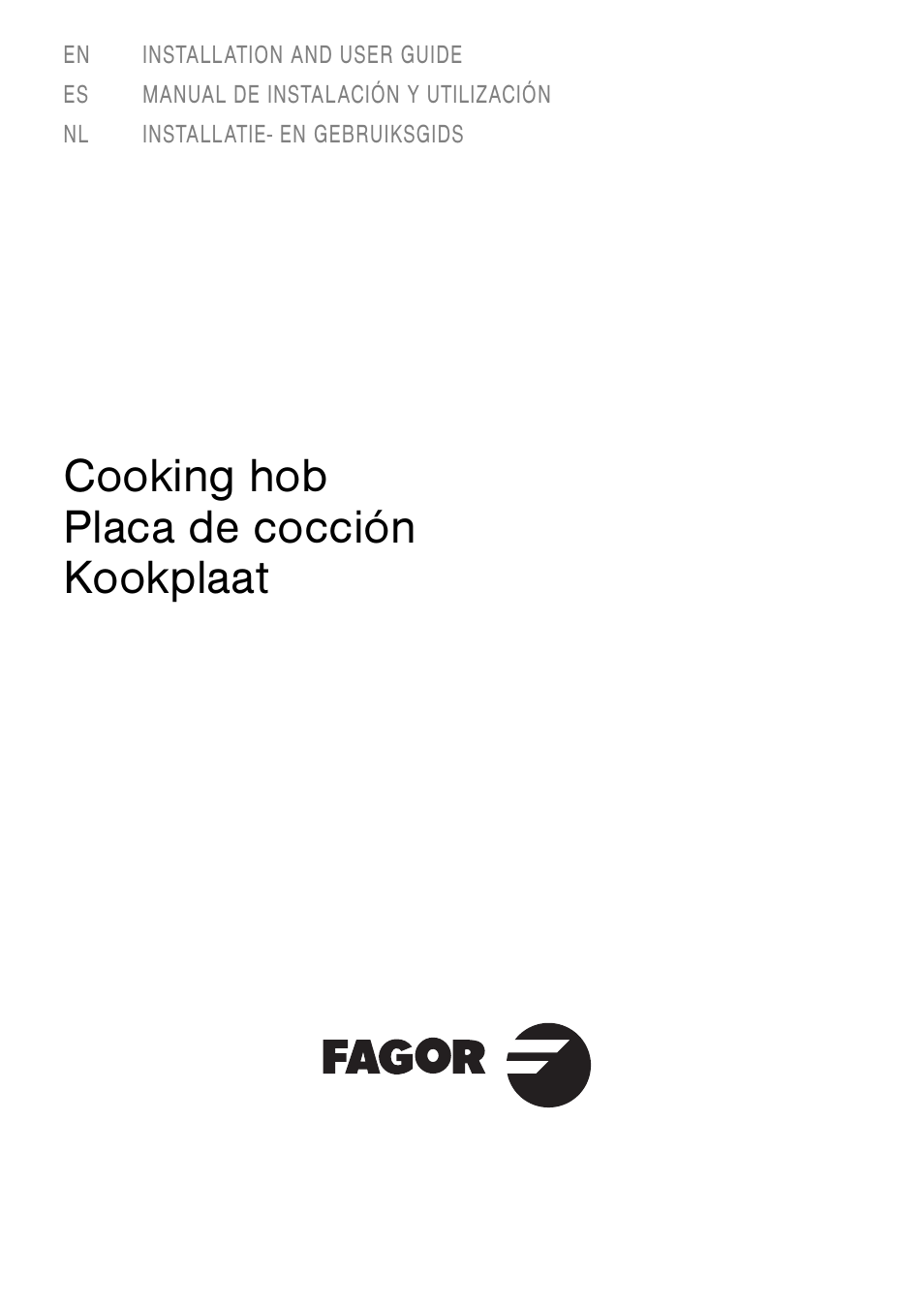 Fagor 2MCF-2GSAXBUT User Manual | 68 pages