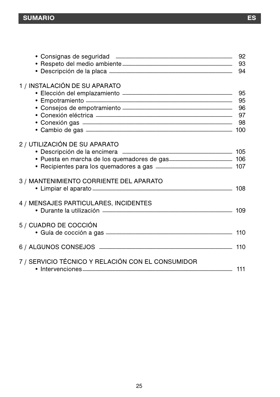 Fagor 2MCF-2GSAXBUT User Manual | Page 25 / 68