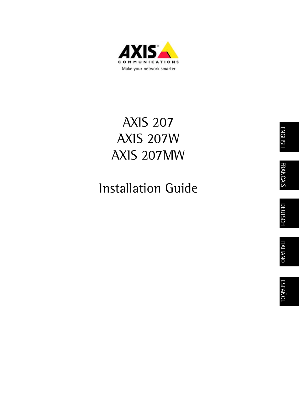 Axis Communications AXIS 207W User Manual | 73 pages