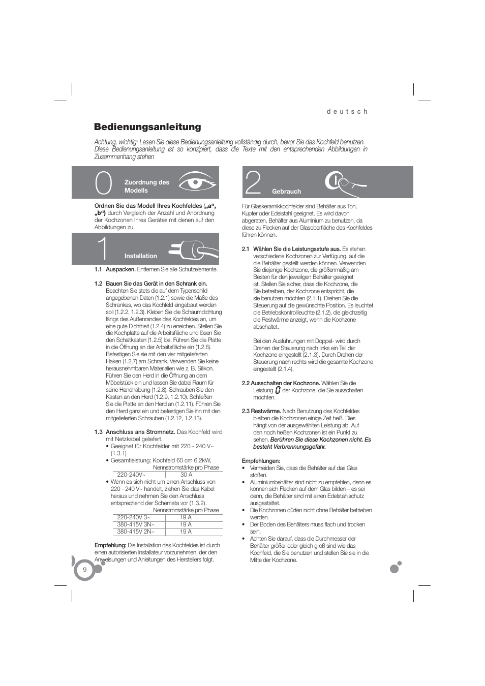 Bedienungsanleitung | Fagor 2VFP-400X User Manual | Page 10 / 26