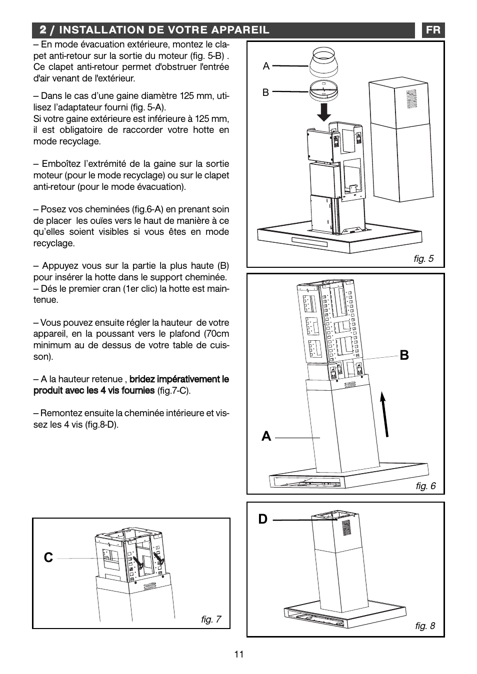 Fagor CFB-1000AIX User Manual | Page 11 / 76